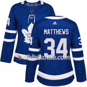 Toronto Maple Leafs Trikot Auston Matthews 34 Adidas 2017-2018 Blau Authentic - Dame